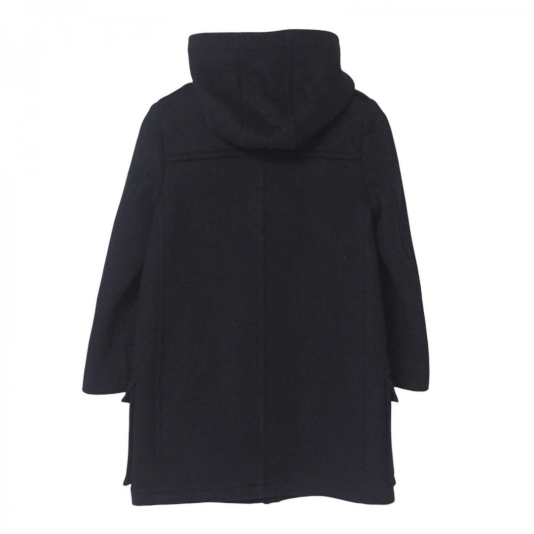 BURBERRY Duffel coat C9C06-452-29 wool black Kids 8Y-128 Used Authentic