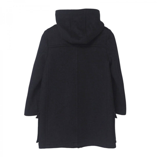 BURBERRY Duffel coat C9C06-452-29 wool black Kids 8Y-128 Used Authentic
