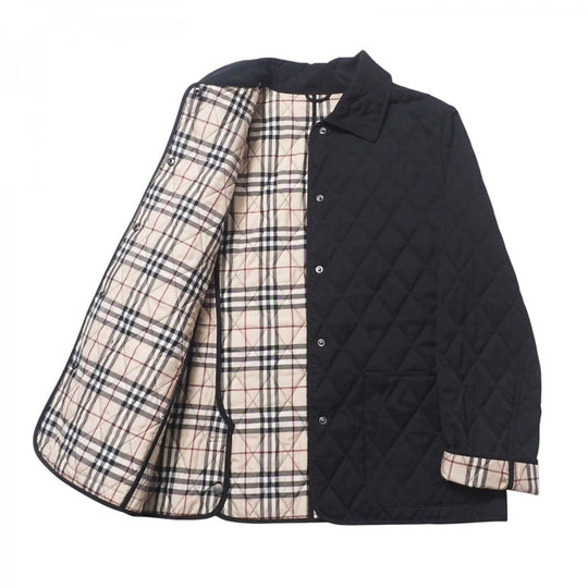 BURBERRY Jacket FC059-731-09 polyester black Women 38 Used Authentic