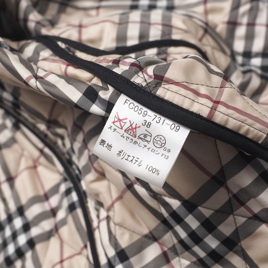 BURBERRY Jacket FC059-731-09 polyester black Women 38 Used Authentic