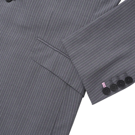 BURBERRY BLACK LABEL setup BMD22-203-04 wool Gray type mens 42L Used Authentic