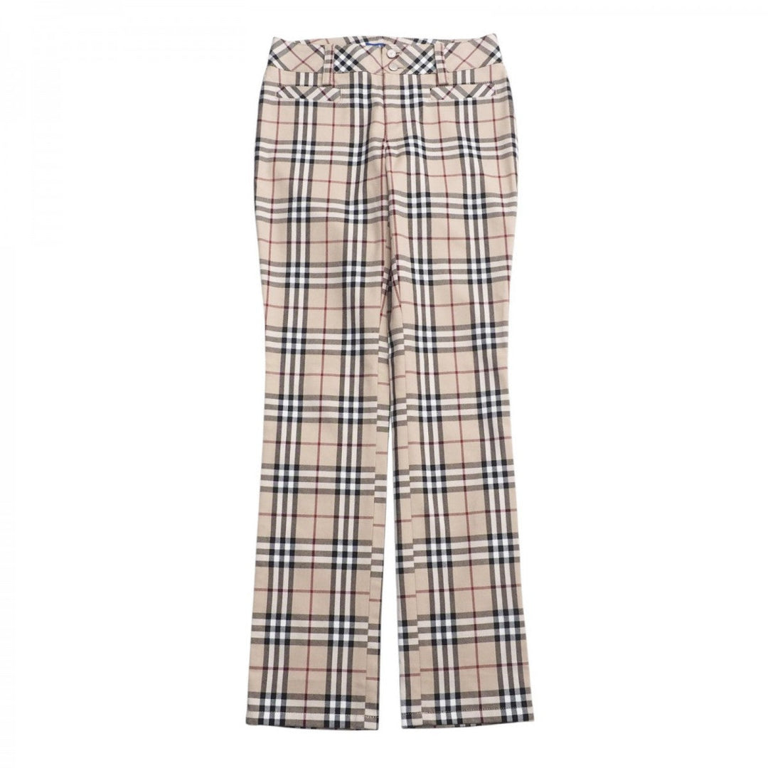 BURBERRY BLUE LABEL Pants FQ536-283-43 cotton beige Women 34 Used Authentic