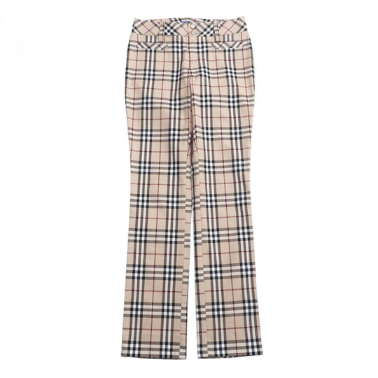 BURBERRY BLUE LABEL Pants FQ536-283-43 cotton beige Women 34 Used Authentic