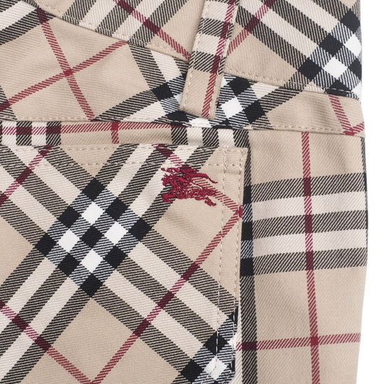 BURBERRY BLUE LABEL Pants FQ536-283-43 cotton beige Women 34 Used Authentic