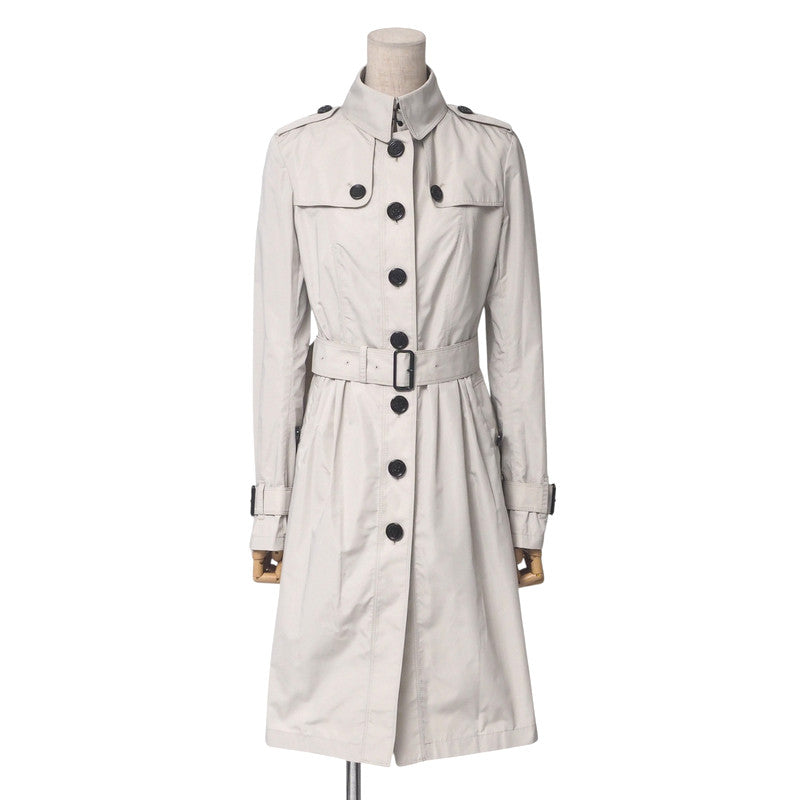 BURBERRY trench coat B1A21-306-40 polyester cream Women 36 Used Authentic