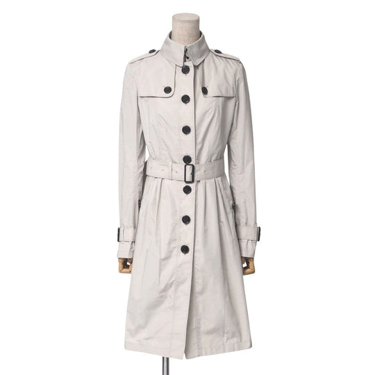 BURBERRY trench coat B1A21-306-40 polyester cream Women 36 Used Authentic