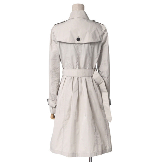 BURBERRY trench coat B1A21-306-40 polyester cream Women 36 Used Authentic