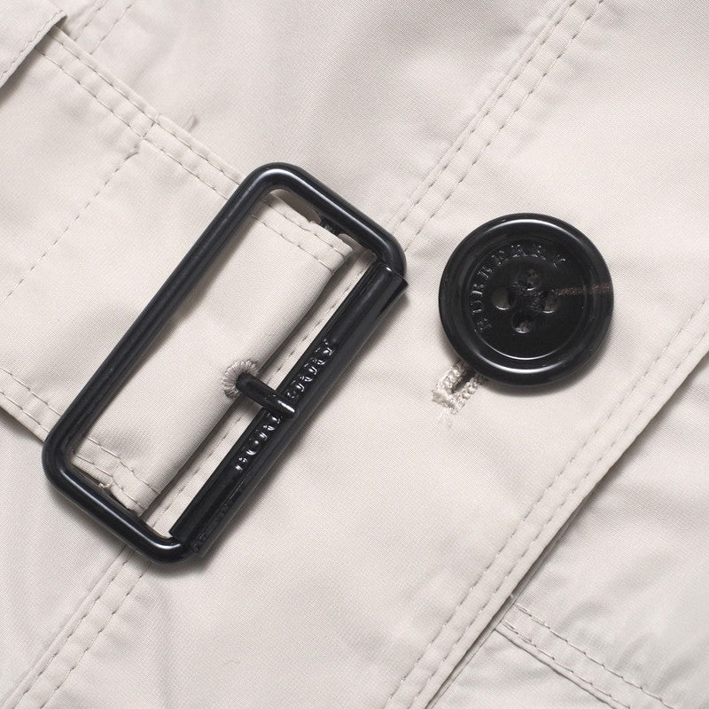 BURBERRY trench coat B1A21-306-40 polyester cream Women 36 Used Authentic