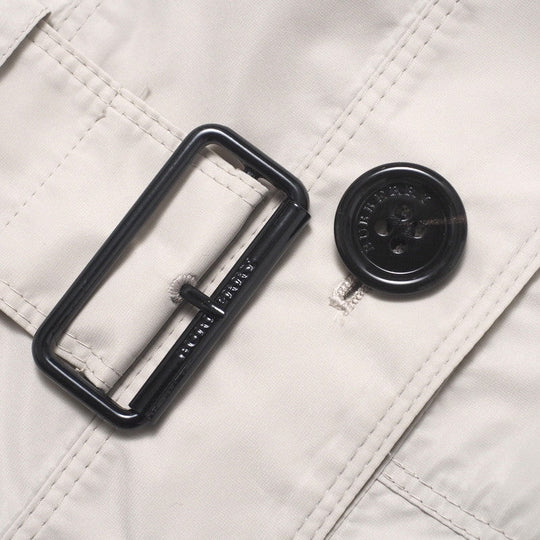 BURBERRY trench coat B1A21-306-40 polyester cream Women 36 Used Authentic