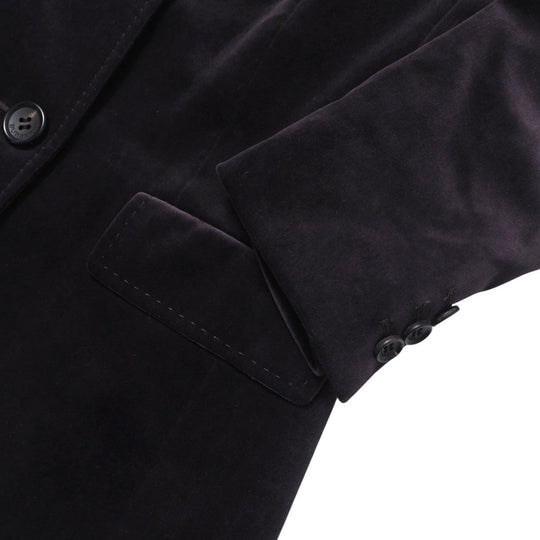 BURBERRY Jacket FC045-700-38 cotton Dark brown Women 42 Used Authentic