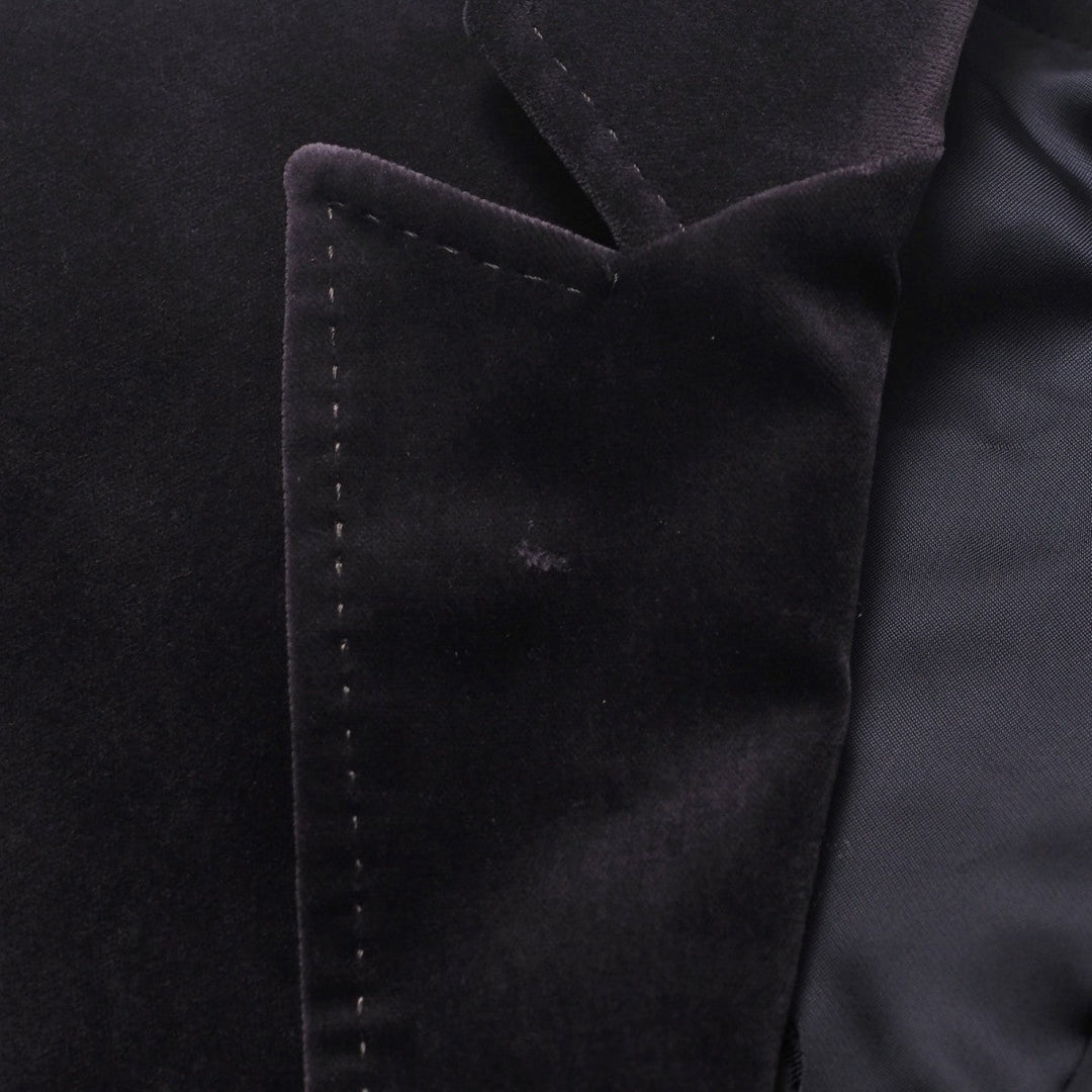 BURBERRY Jacket FC045-700-38 cotton Dark brown Women 42 Used Authentic