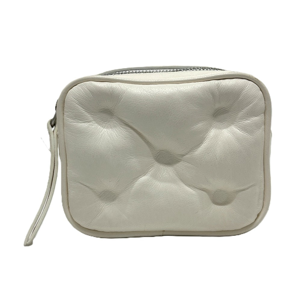 Maison Margiela Waist bag S56WB0013 leather white Gram slam Women Used Authentic