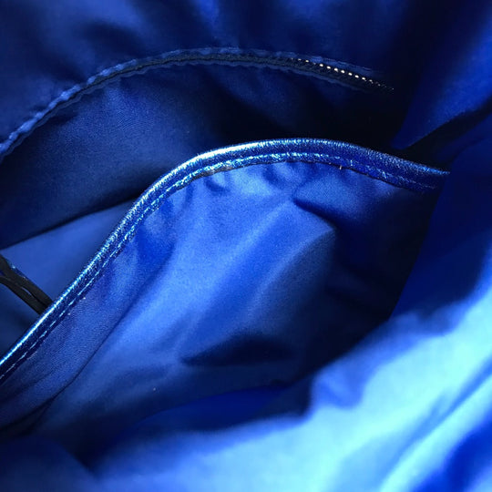 Maison Margiela Shoulder Bag leather blue 5AC Women Used Authentic