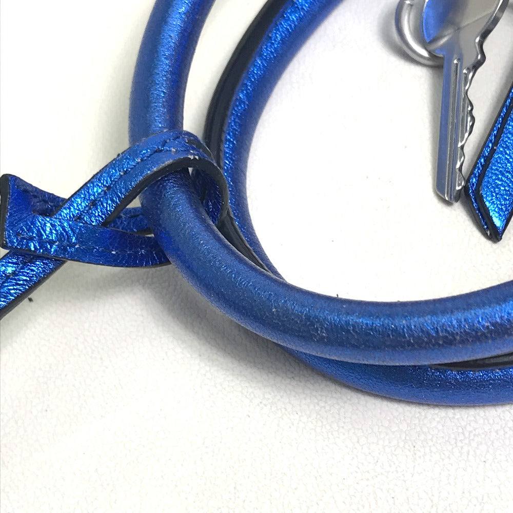 Maison Margiela Shoulder Bag leather blue 5AC Women Used Authentic