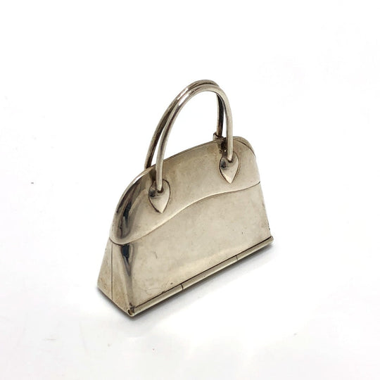 HERMES Pill case SV925 Silver Bored