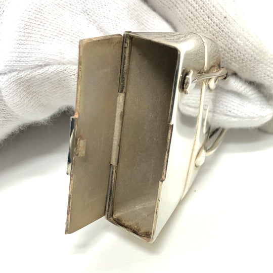 HERMES Pill case SV925 Silver Bored