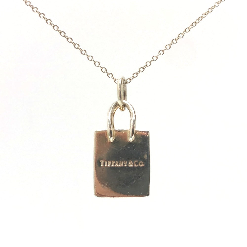 TIFFANY&Co. Necklace SV925 Silver Shopper Women Used Authentic