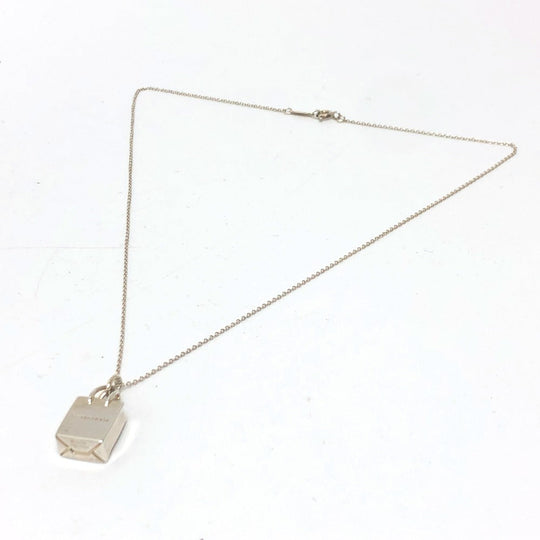 TIFFANY&Co. Necklace SV925 Silver Shopper Women Used Authentic