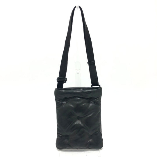 Maison Margiela Shoulder Bag leather black Gram slam mens Used Authentic