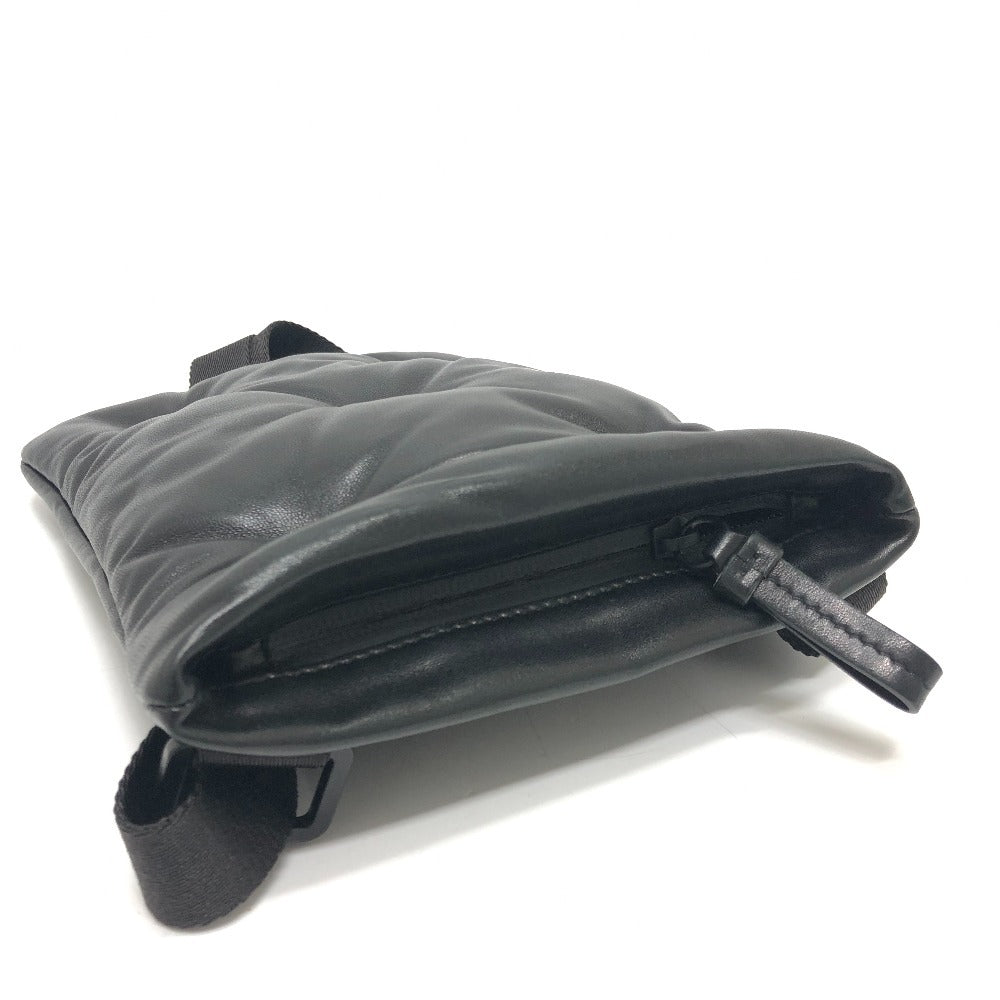 Maison Margiela Shoulder Bag leather black Gram slam mens Used Authentic
