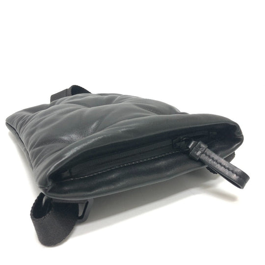 Maison Margiela Shoulder Bag leather black Gram slam mens Used Authentic