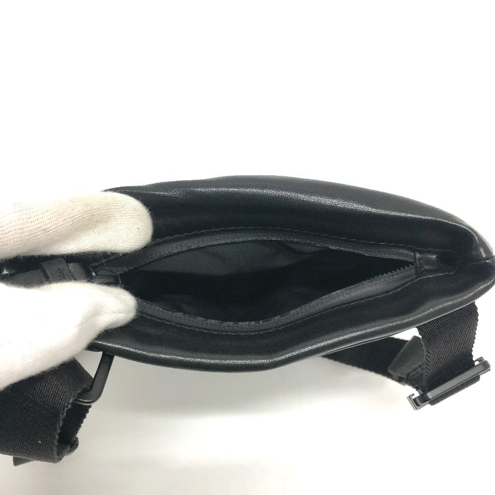 Maison Margiela Shoulder Bag leather black Gram slam mens Used Authentic