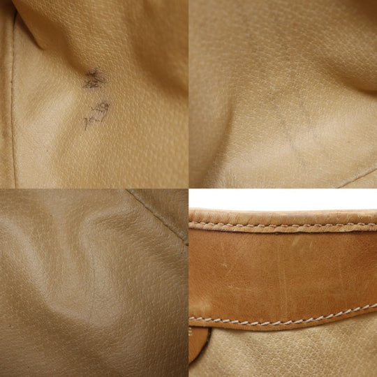 CELINE Shoulder Bag PVC Brown Old Celine Macadam purse Women Used Authentic