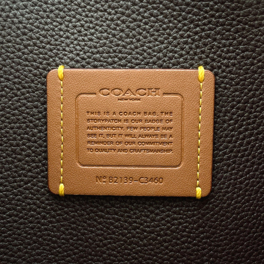 COACH Handbag C3460 leather beige 2WAY Tyler Carryall 28