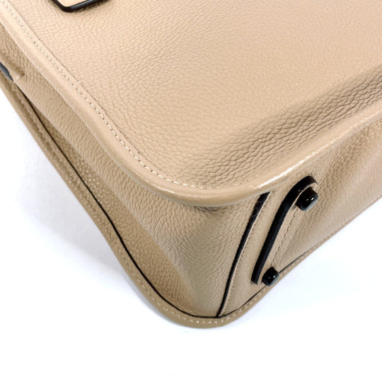 COACH Handbag C3460 leather beige 2WAY Tyler Carryall 28