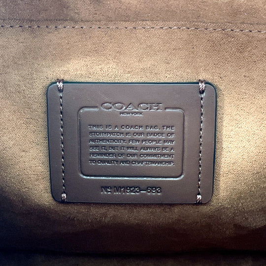 COACH Handbag 693 leather pink 2WAY Zoe Carryall Women Used Authentic