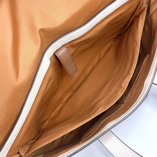 COACH Business bag C9875 leather Ivory 2WAY sullivan portfolio brief