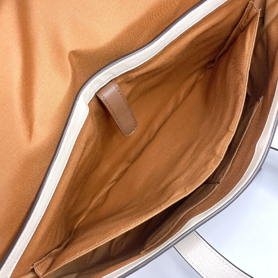 COACH Business bag C9875 leather Ivory 2WAY sullivan portfolio brief