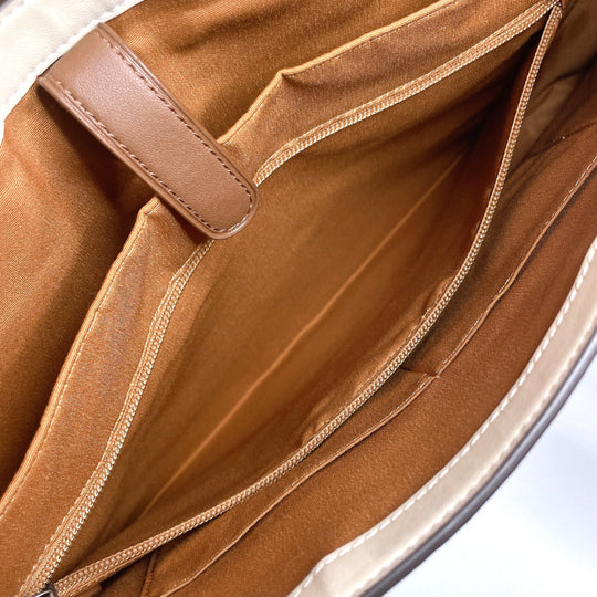 COACH Business bag C9875 leather Ivory 2WAY sullivan portfolio brief