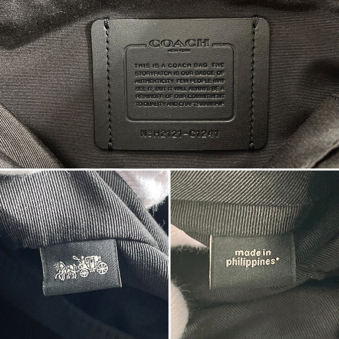 COACH Backpack C1241 leather Brown Hudson Backpack