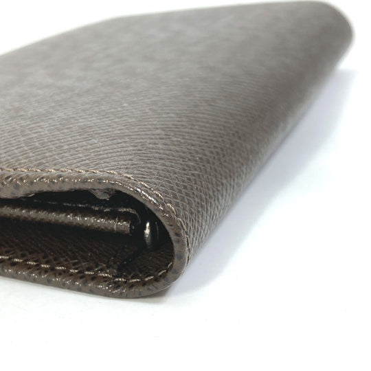 LOUIS VUITTON Long Wallet Purse M32578 Taiga Leather Brown Taiga Portefeuille Braza mens Used Authentic