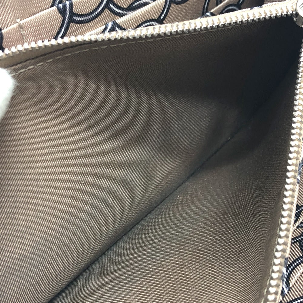 HERMES Long Wallet Purse Epsom Pink type Azap silk in Women Used Authentic