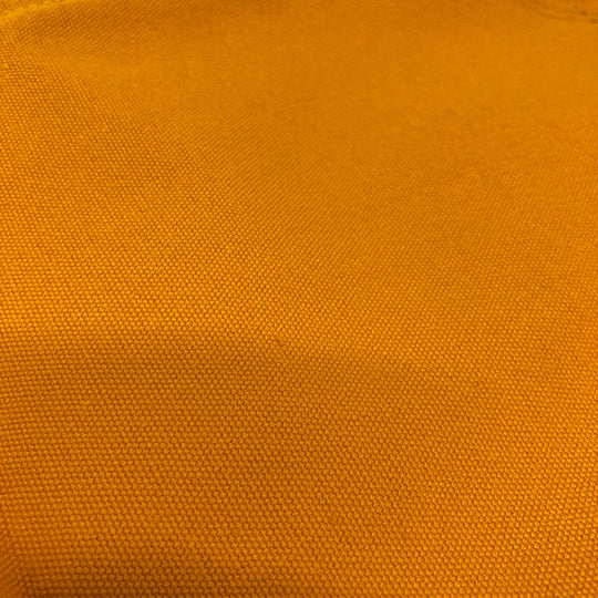 HERMES Pouch canvas Orange logo Women Used Authentic