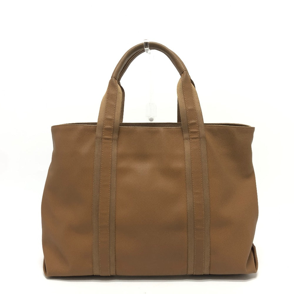 BOTTEGAVENETA Tote Bag PVC Caramel brown Marco Polo Women Used Authentic