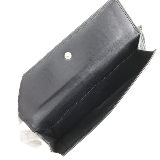 GUCCI Long Wallet Purse 035.2031.2134 leather black unisex(Unisex) Used Authentic