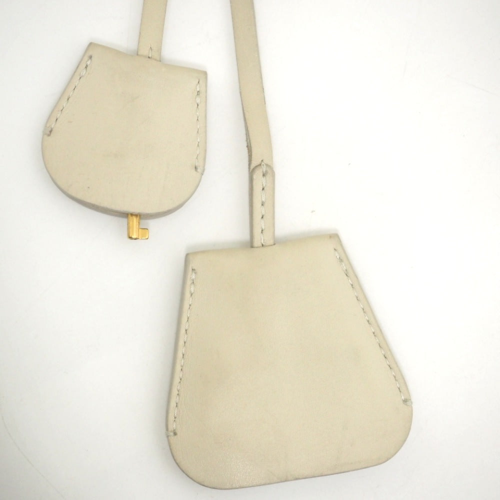 CHANEL Shoulder Bag Matt caviar skin beige CC filigree vanity COCO Mark Women Used Authentic