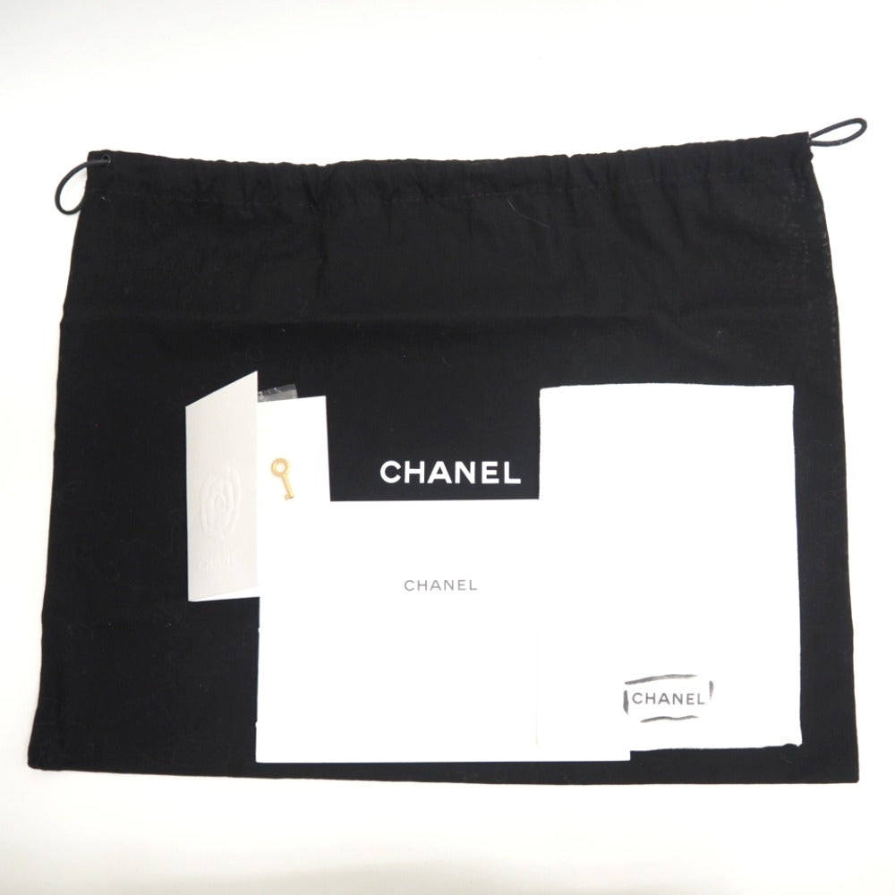 CHANEL Shoulder Bag Matt caviar skin beige CC filigree vanity COCO Mark Women Used Authentic