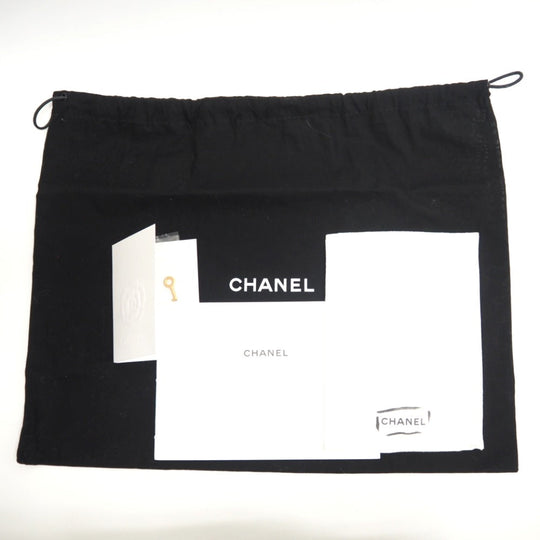 CHANEL Shoulder Bag Matt caviar skin beige CC filigree vanity COCO Mark Women Used Authentic