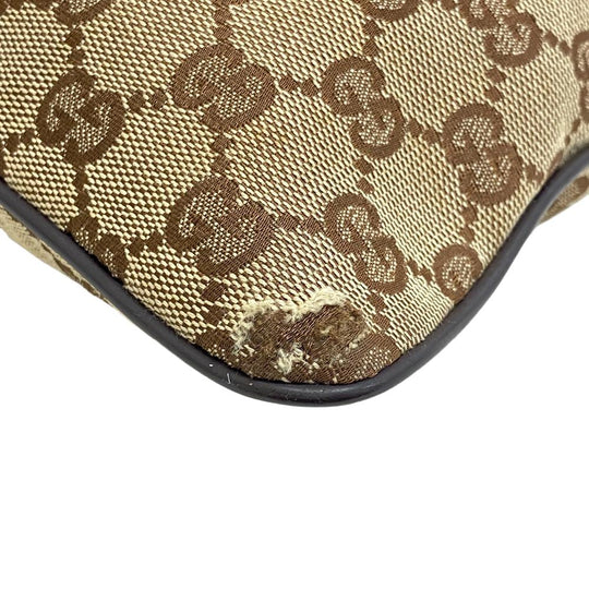 GUCCI Shoulder Bag 146309 GG canvas beige GG canvas Women Used Authentic