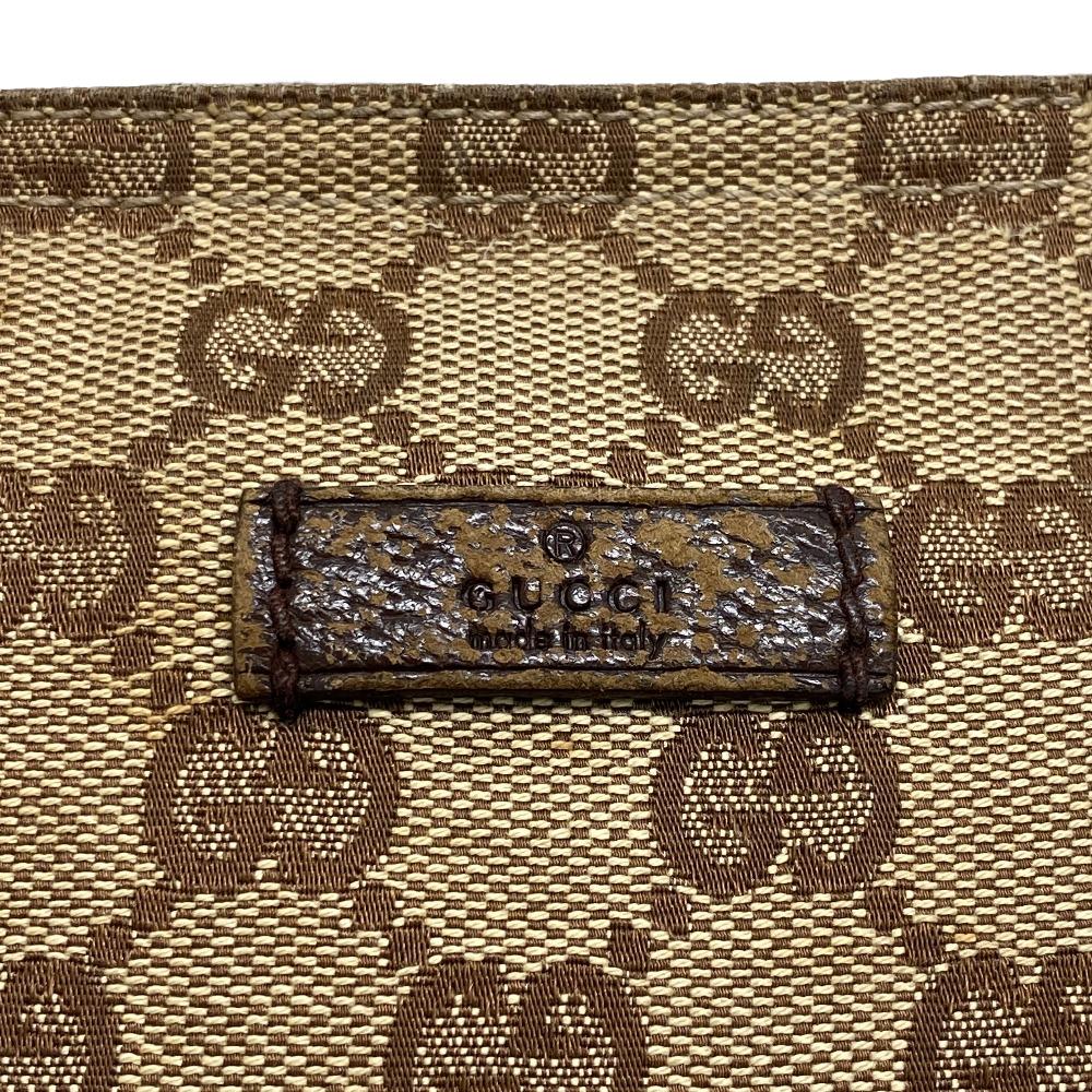 GUCCI Shoulder Bag 146309 GG canvas beige GG canvas Women Used Authentic