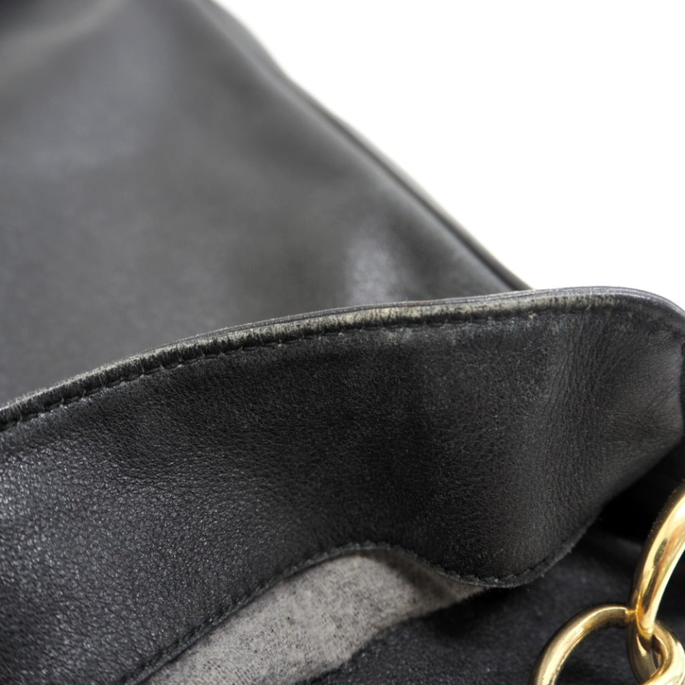 GUCCI Shoulder Bag 001 2852 1577 0 Leather, Bamboo black One Shoulder Bag Bamboo Women Used Authentic