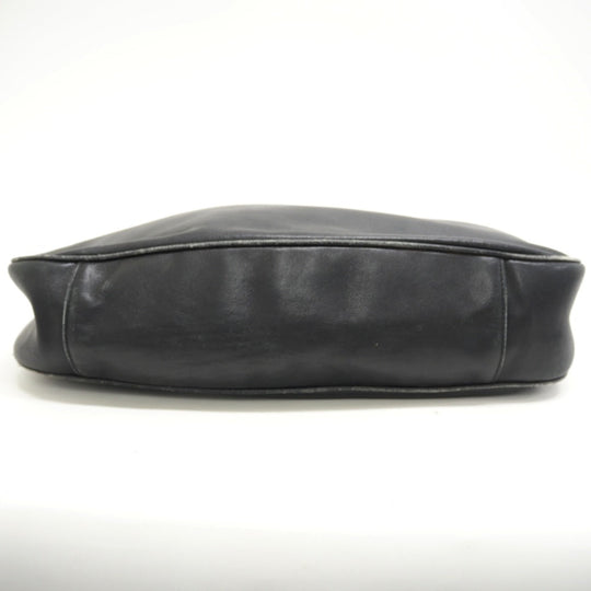 GUCCI Shoulder Bag 001 2852 1577 0 Leather, Bamboo black One Shoulder Bag Bamboo Women Used Authentic