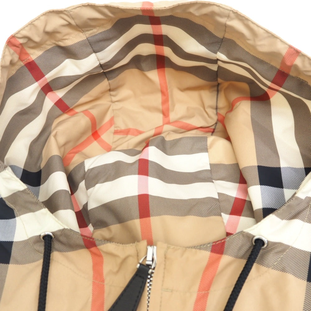BURBERRY Nylon jacket 8050282 Nylon beige Hoodie Nova Check Tisci period mens L Used Authentic