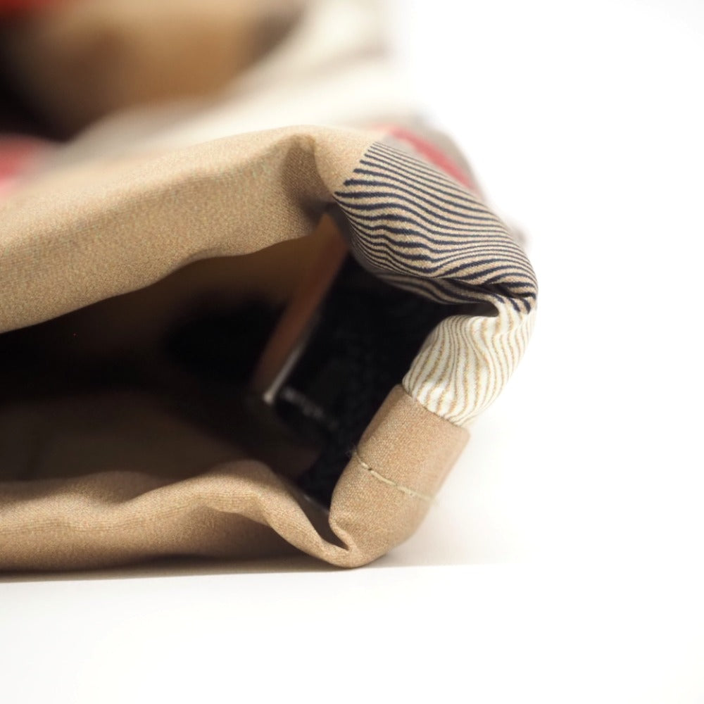 BURBERRY Nylon jacket 8050282 Nylon beige Hoodie Nova Check Tisci period mens L Used Authentic