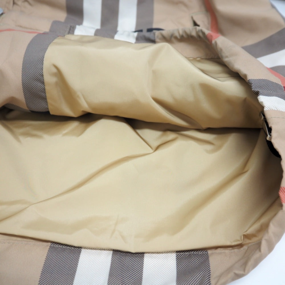 BURBERRY Nylon jacket 8050282 Nylon beige Hoodie Nova Check Tisci period mens L Used Authentic