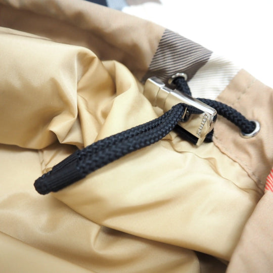 BURBERRY Nylon jacket 8050282 Nylon beige Hoodie Nova Check Tisci period mens L Used Authentic